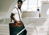 men's canvas garment bag with shoulder strap